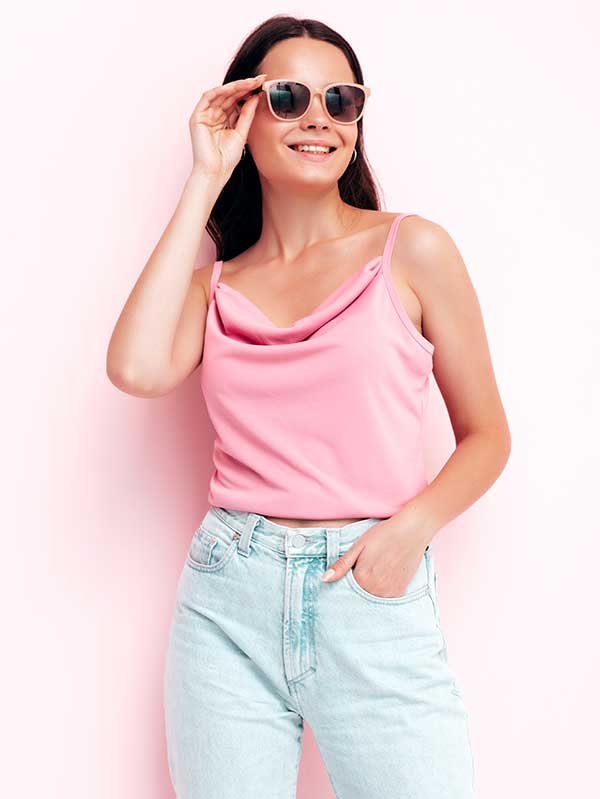 Women Pink T-shirt