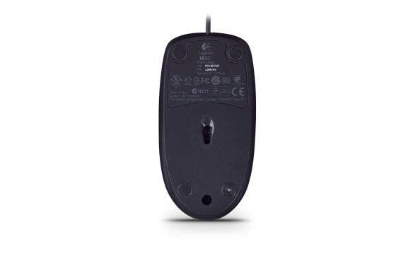 Logitech M90 Wired USB Mouse, 3 yr Warranty, 1000 DPI Optical Tracking, Ambidextrous PC/Mac/Laptop - Black - Image 3