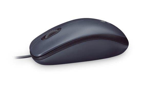 Logitech M90 Wired USB Mouse, 3 yr Warranty, 1000 DPI Optical Tracking, Ambidextrous PC/Mac/Laptop - Black - Image 2