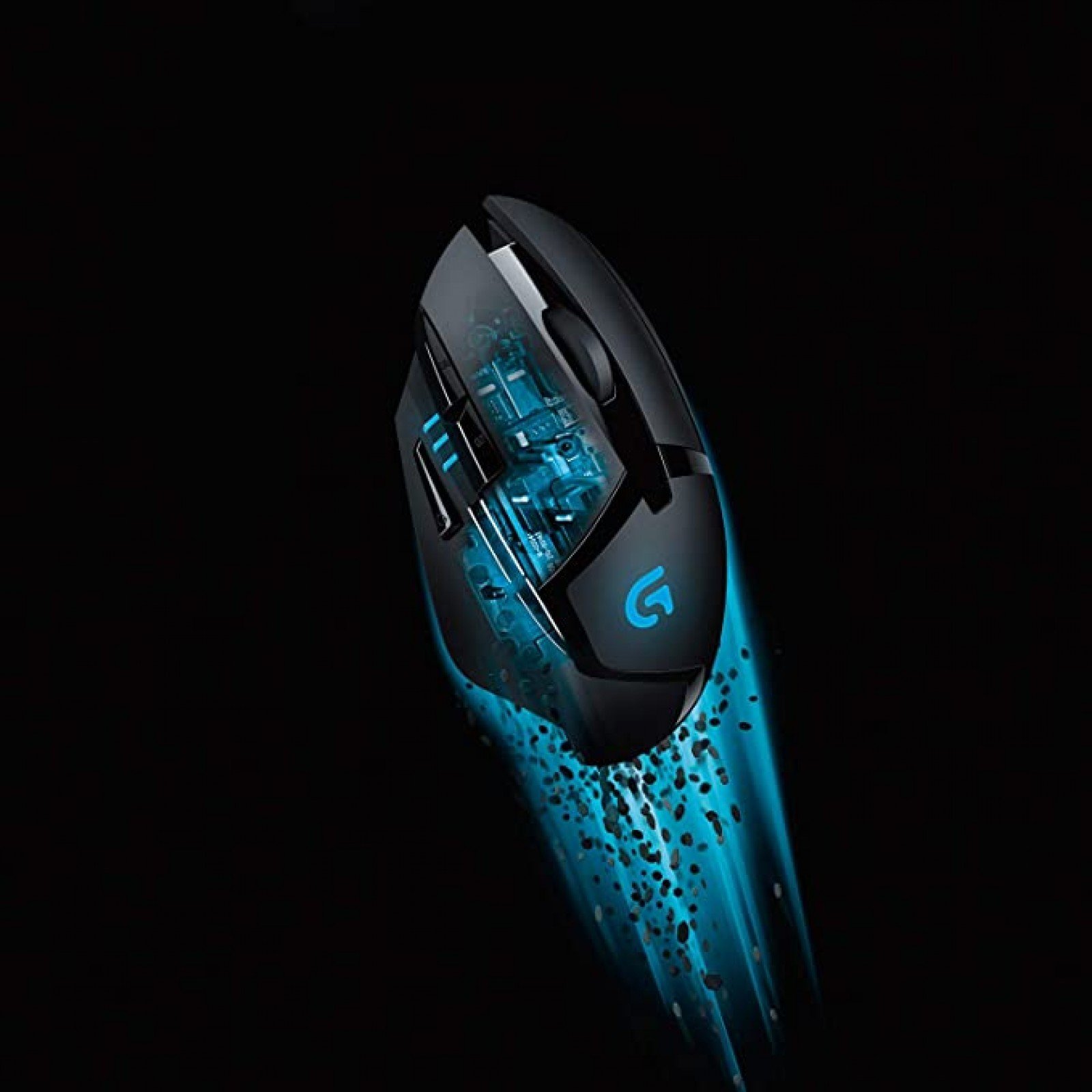 Logitech G402 Hyperion Fury USB Wired Gaming Mouse, 4,000 DPI, Lightweight, 8 Programmable Buttons, Compatible for PC/Mac - Black - Image 3