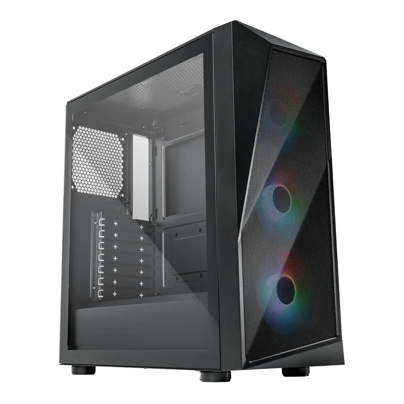 Cooler Master CMP520 Mesh Computer Case - 280mm Radiator Support | High Airflow Case | 3 x 120mm ARGB Fans Pre-Installed | Gaming Case, Black - Image 2