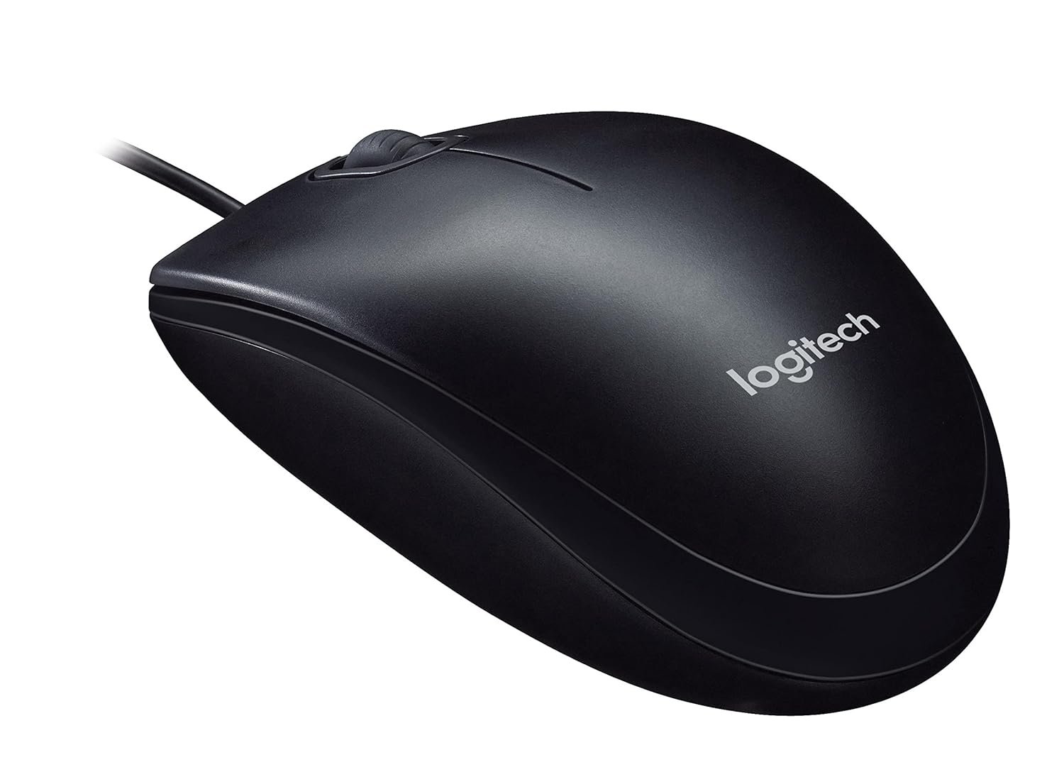 Logitech M90 Wired USB Mouse, 3 yr Warranty, 1000 DPI Optical Tracking, Ambidextrous PC/Mac/Laptop - Black - Image 4